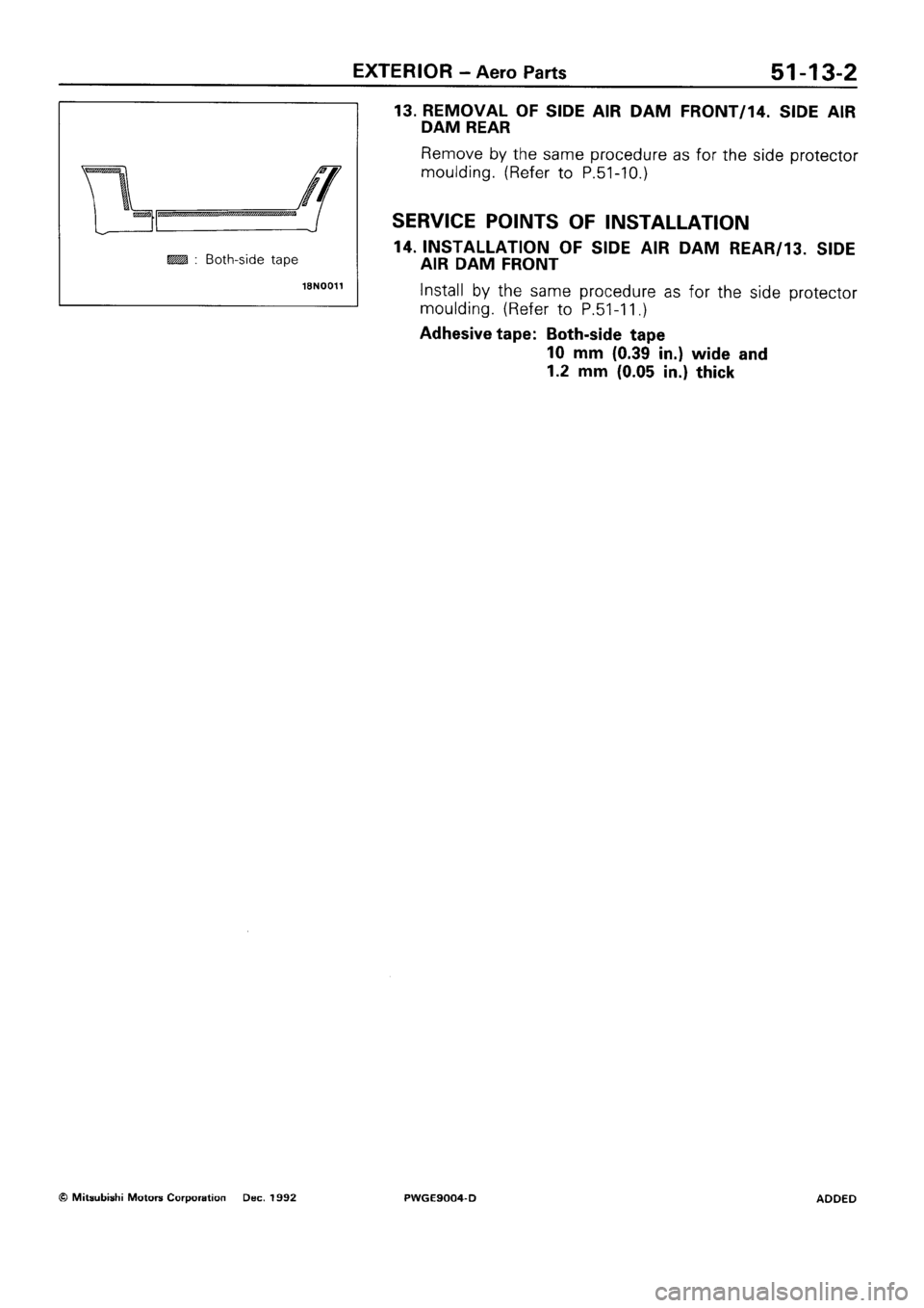 MITSUBISHI SIGMA 1991  Workshop Manual 