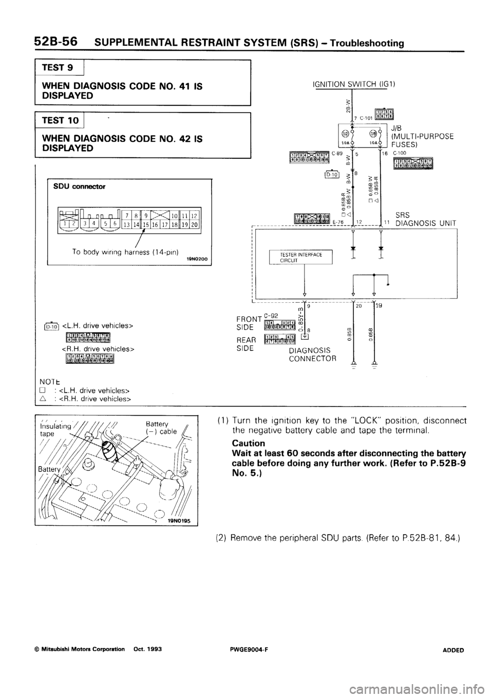 MITSUBISHI SIGMA 1991  Workshop Manual 