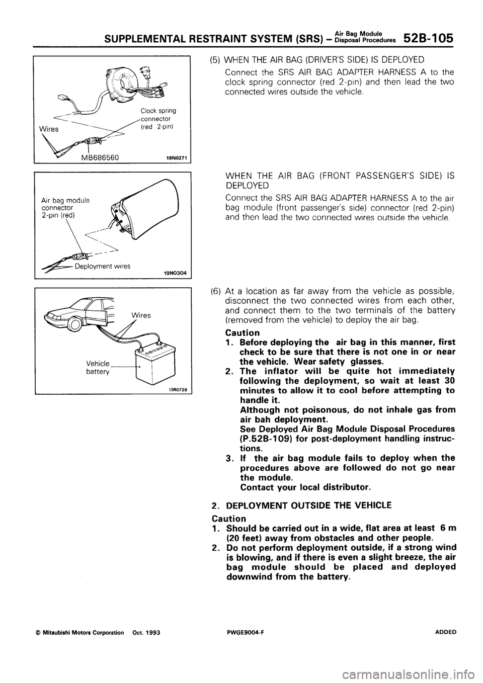 MITSUBISHI SIGMA 1991  Workshop Manual 