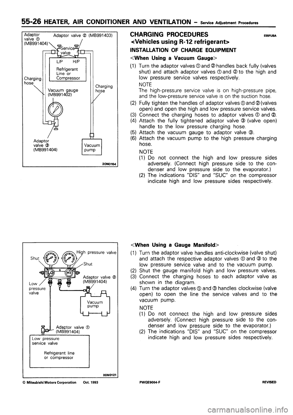 MITSUBISHI SIGMA 1991  Workshop Manual 