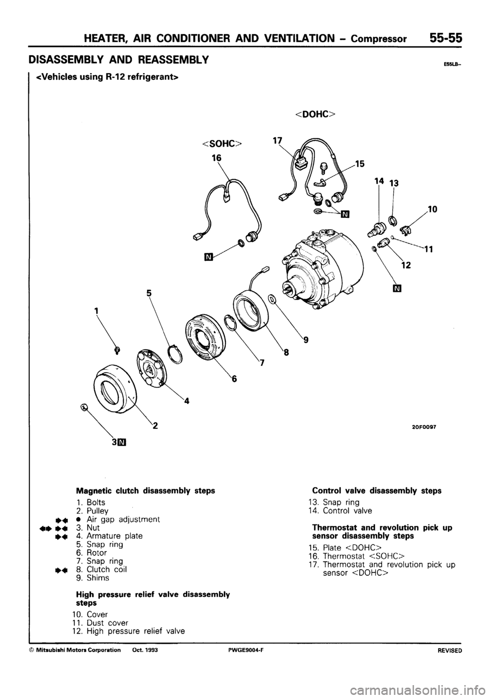 MITSUBISHI SIGMA 1991  Workshop Manual 
