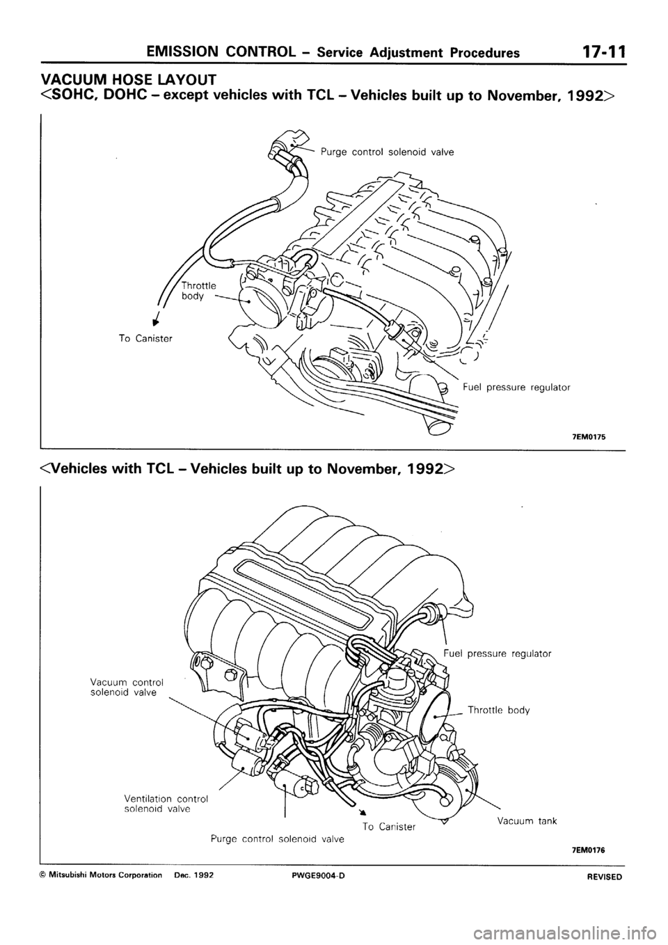 MITSUBISHI SIGMA 1991  Workshop Manual 