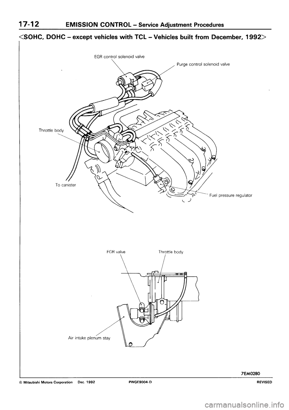 MITSUBISHI SIGMA 1991  Workshop Manual 