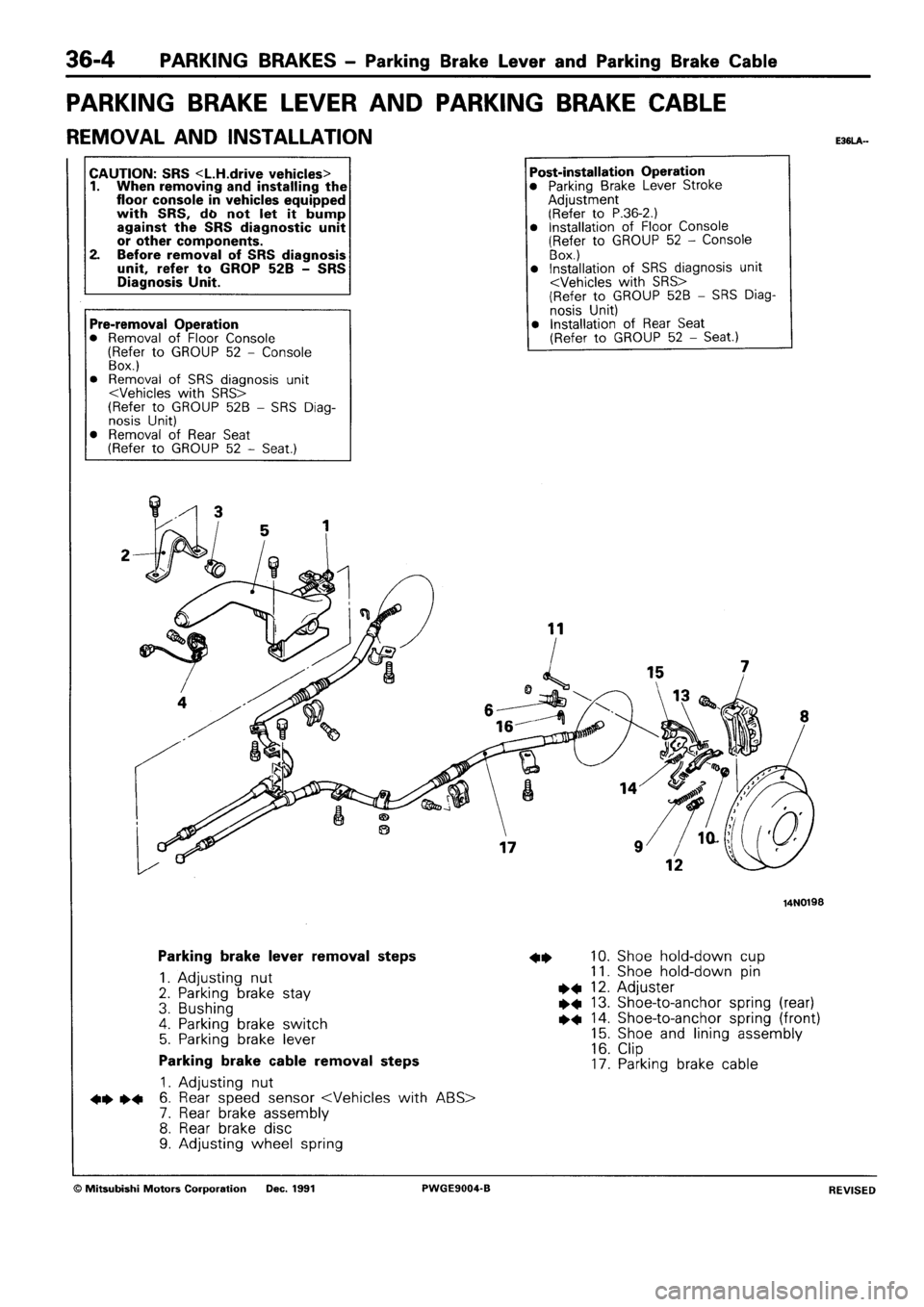 MITSUBISHI SIGMA 1991  Workshop Manual 