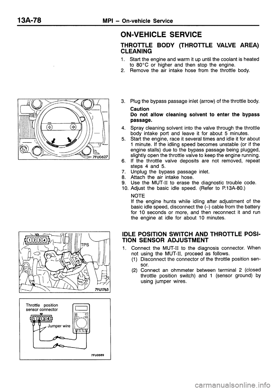 MITSUBISHI SIGMA 1997  Workshop  Service Repair Manual 