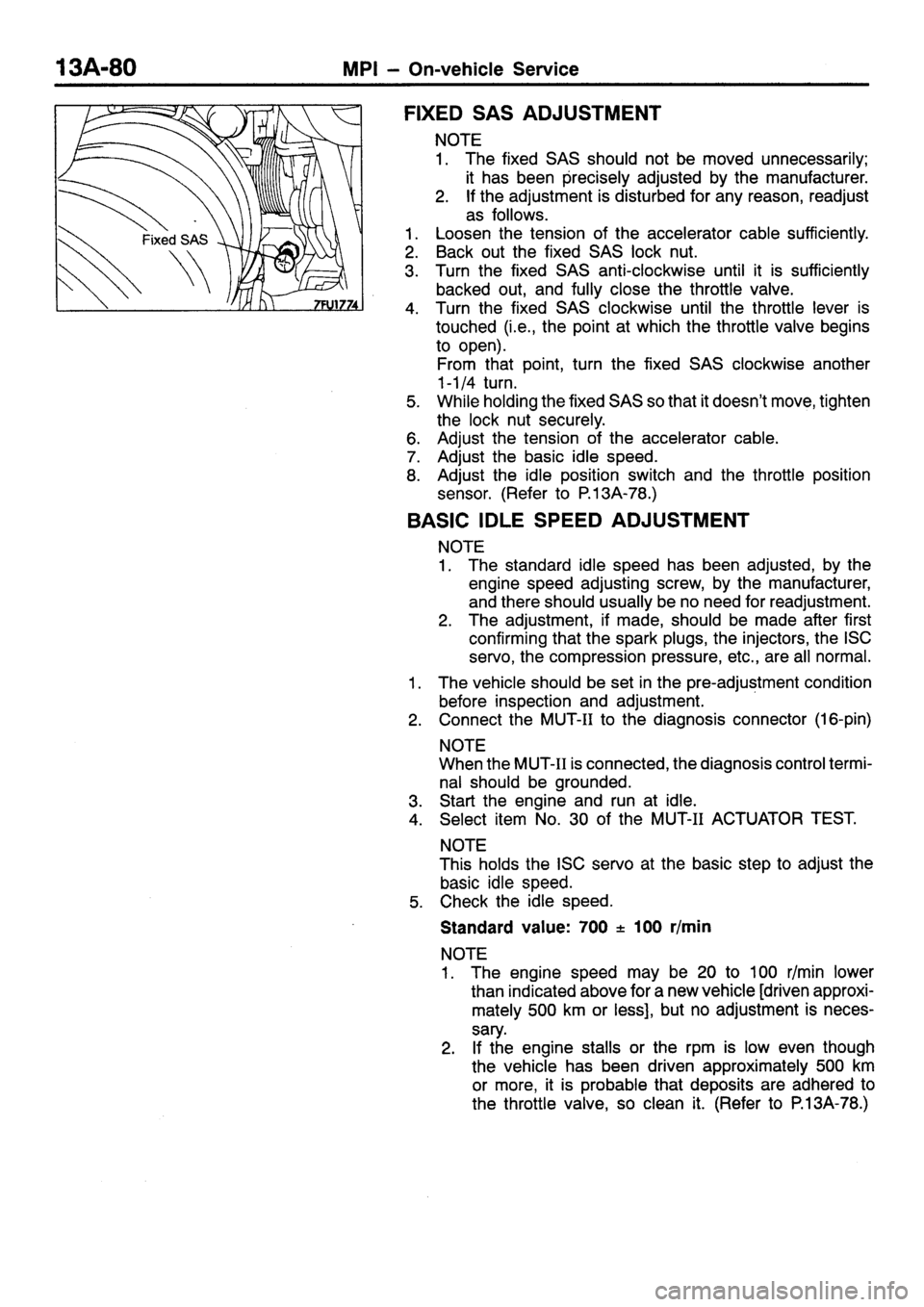 MITSUBISHI SIGMA 1997  Workshop  Service Repair Manual 