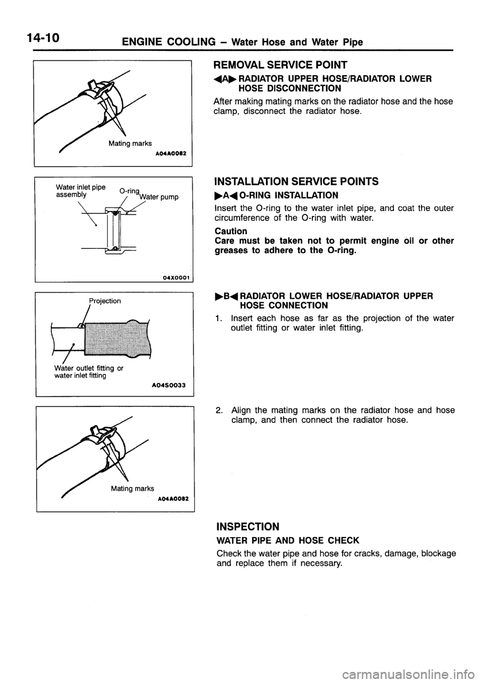 MITSUBISHI SIGMA 1997  Workshop  Service Repair Manual 