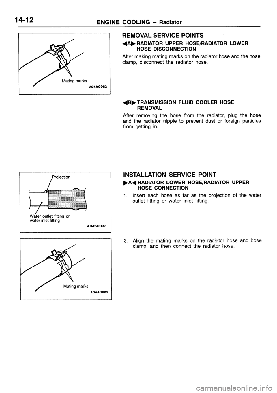 MITSUBISHI SIGMA 1997  Workshop  Service Repair Manual 
