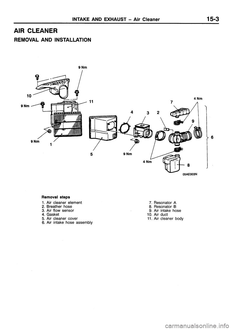 MITSUBISHI SIGMA 1997  Workshop  Service Repair Manual 