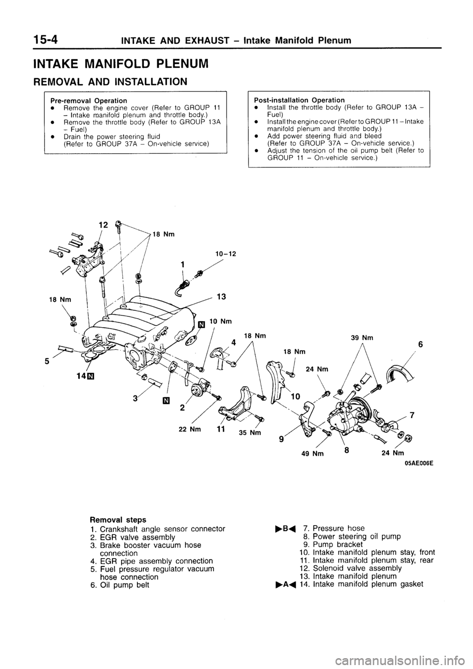 MITSUBISHI SIGMA 1997  Workshop  Service Repair Manual 