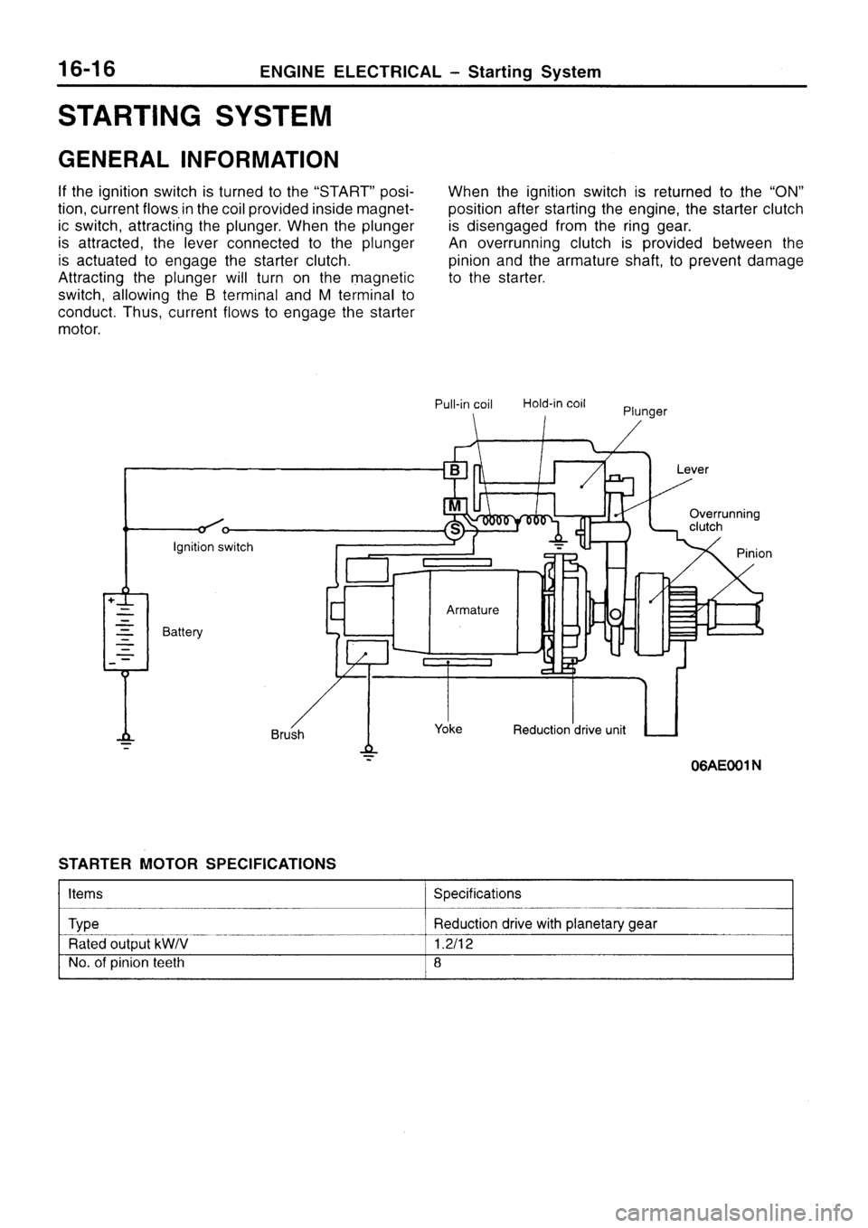 MITSUBISHI SIGMA 1997  Workshop  Service Repair Manual 