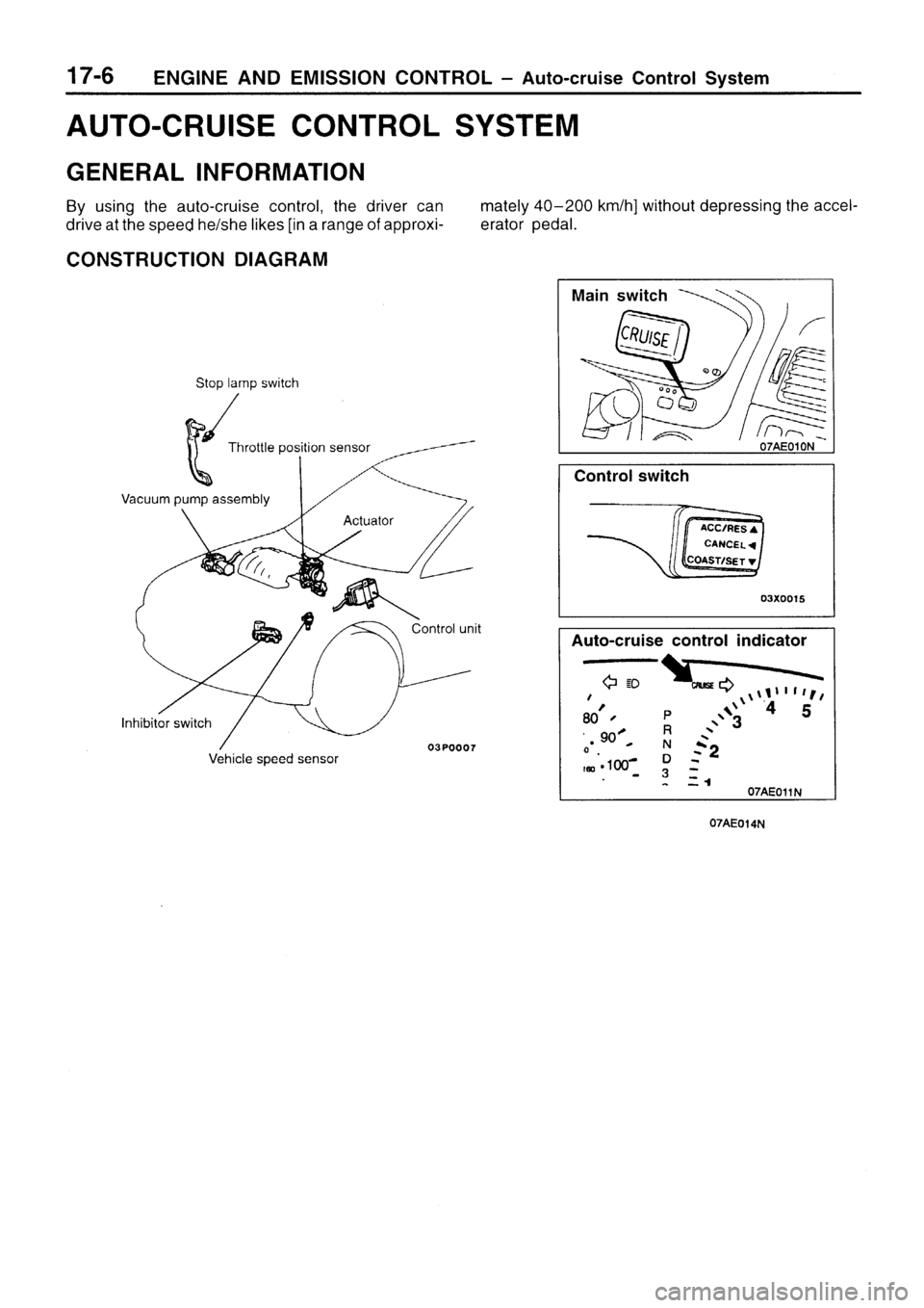 MITSUBISHI SIGMA 1997  Workshop  Service Repair Manual 