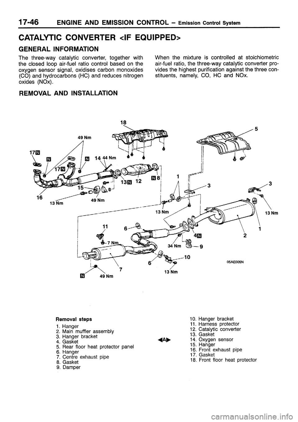MITSUBISHI SIGMA 1997  Workshop  Service Repair Manual 