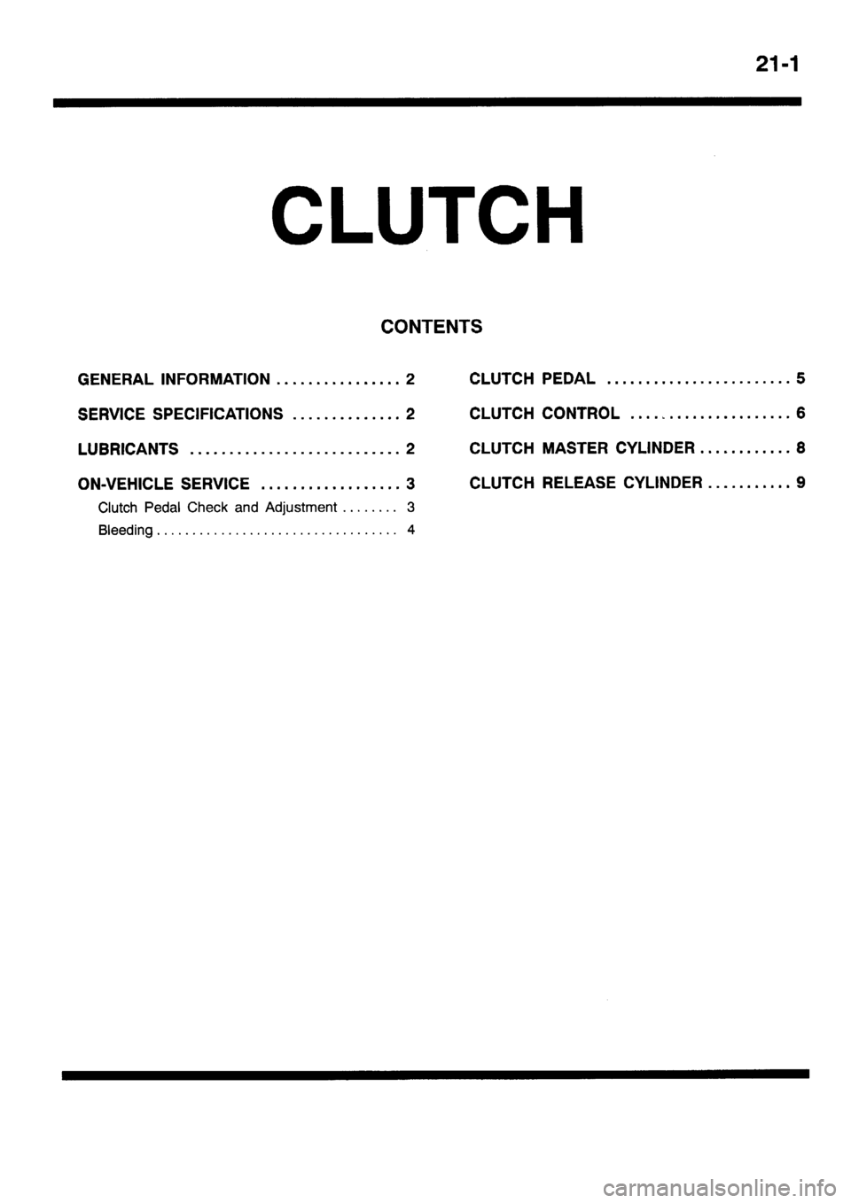 MITSUBISHI SIGMA 1997  Workshop  Service Repair Manual 