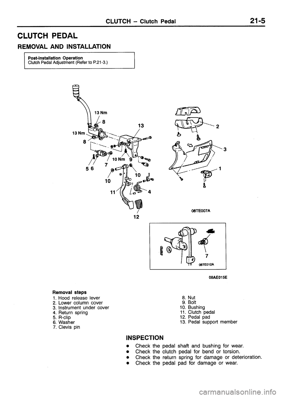 MITSUBISHI SIGMA 1997  Workshop  Service Repair Manual 