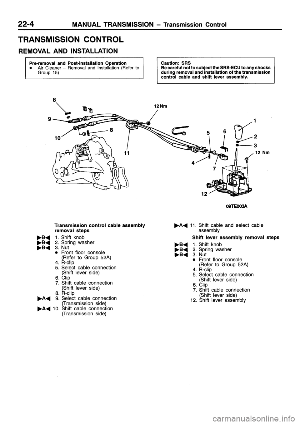 MITSUBISHI SIGMA 1997  Workshop  Service Repair Manual 