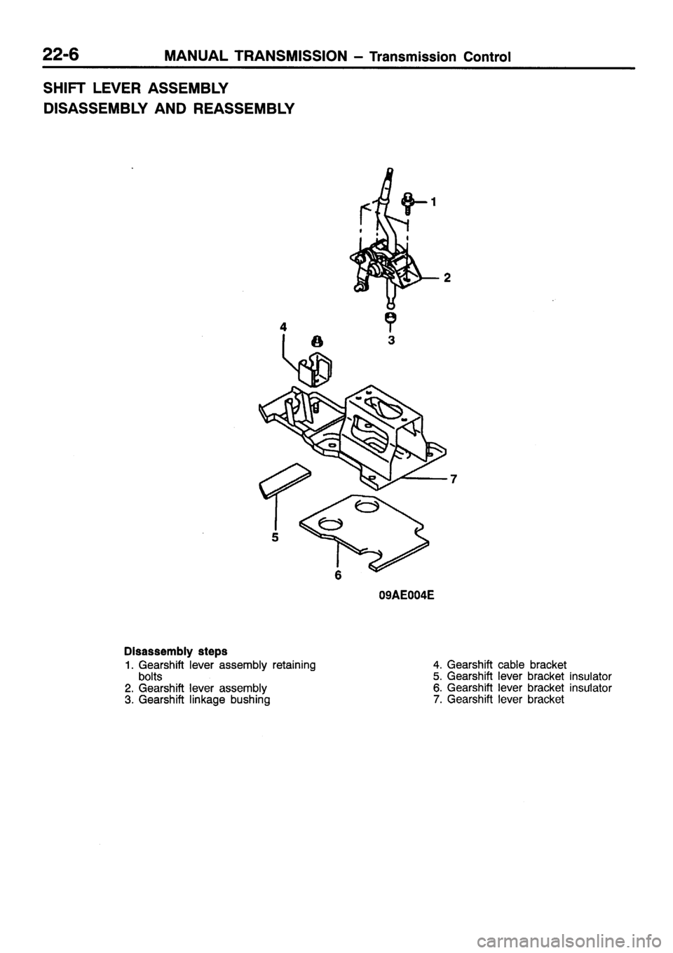 MITSUBISHI SIGMA 1997  Workshop  Service Repair Manual 