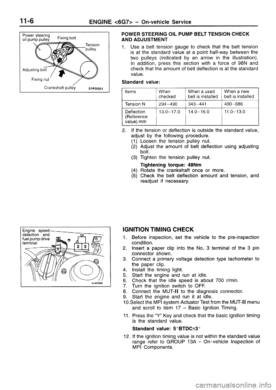 MITSUBISHI SIGMA 1997  Workshop  Service Repair Manual 