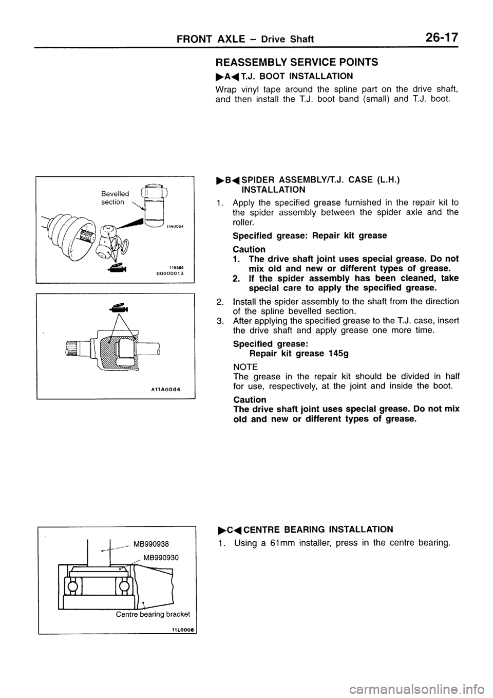 MITSUBISHI SIGMA 1997  Workshop  Service Repair Manual 