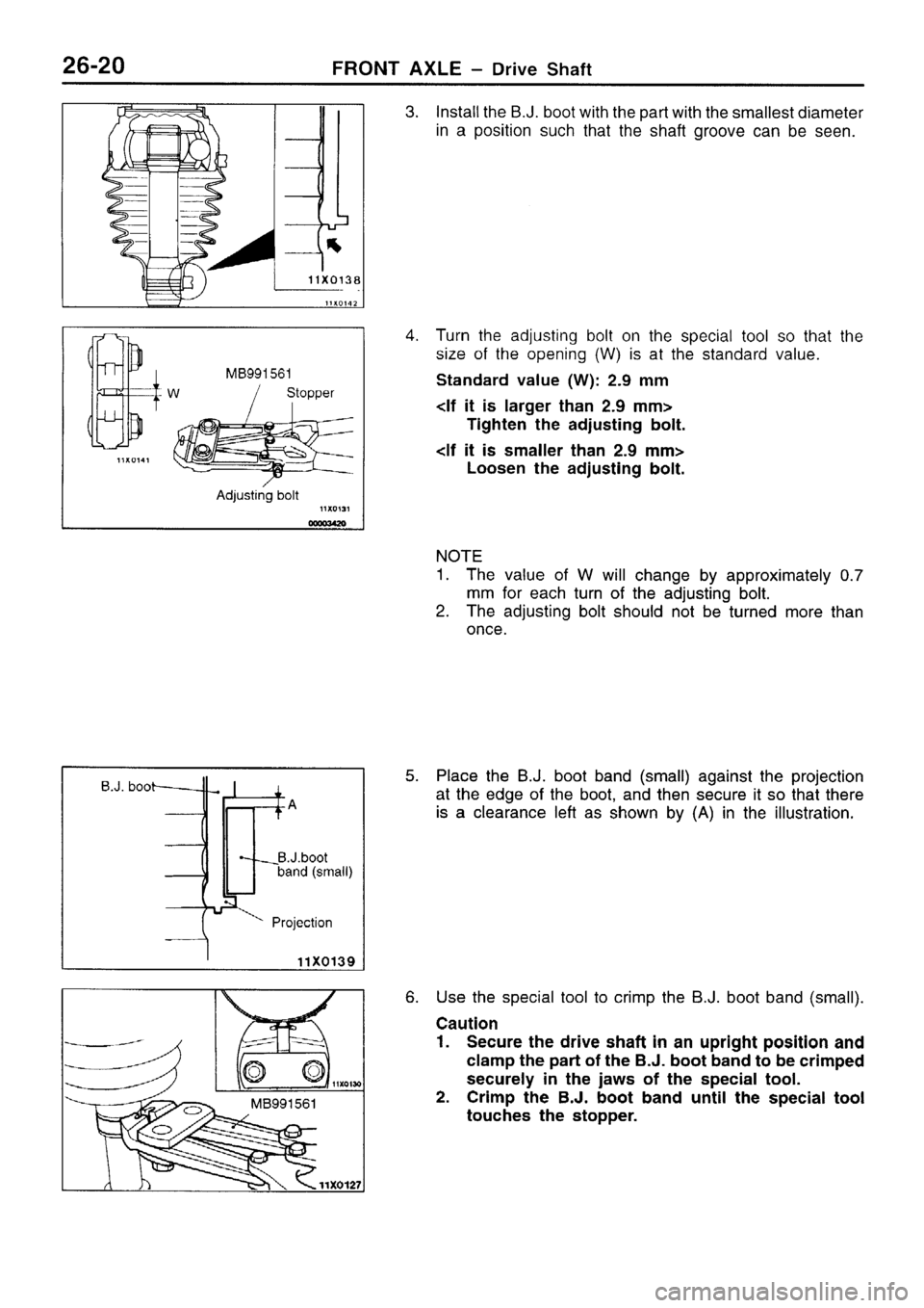 MITSUBISHI SIGMA 1997  Workshop  Service Repair Manual 