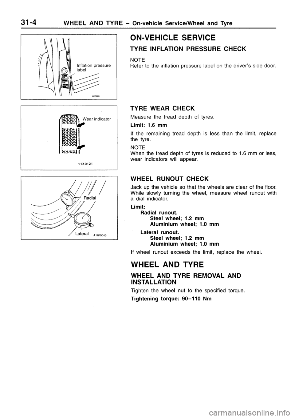 MITSUBISHI SIGMA 1997  Workshop  Service Repair Manual 