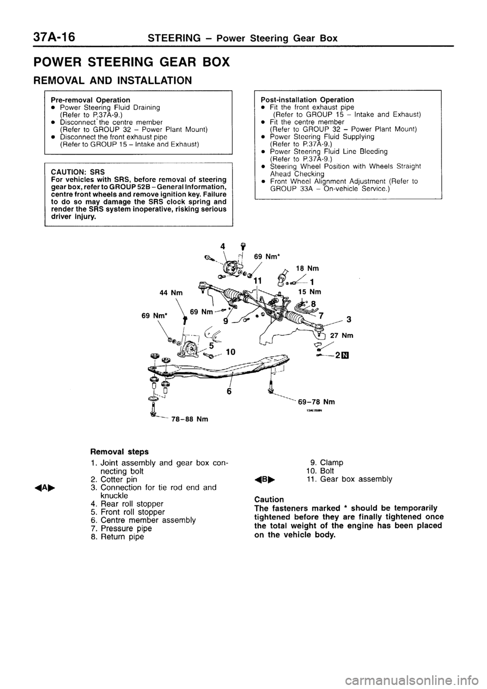 MITSUBISHI SIGMA 1997  Workshop  Service Repair Manual 