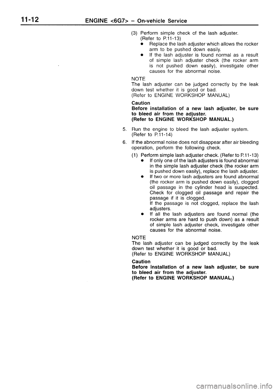 MITSUBISHI SIGMA 1997  Workshop  Service Repair Manual 