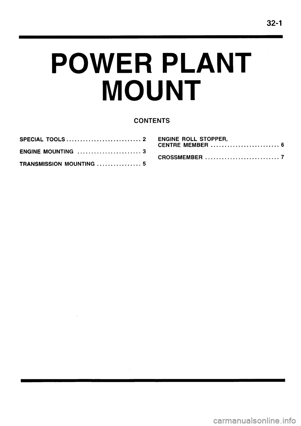 MITSUBISHI SIGMA 1997  Workshop  Service Repair Manual 
