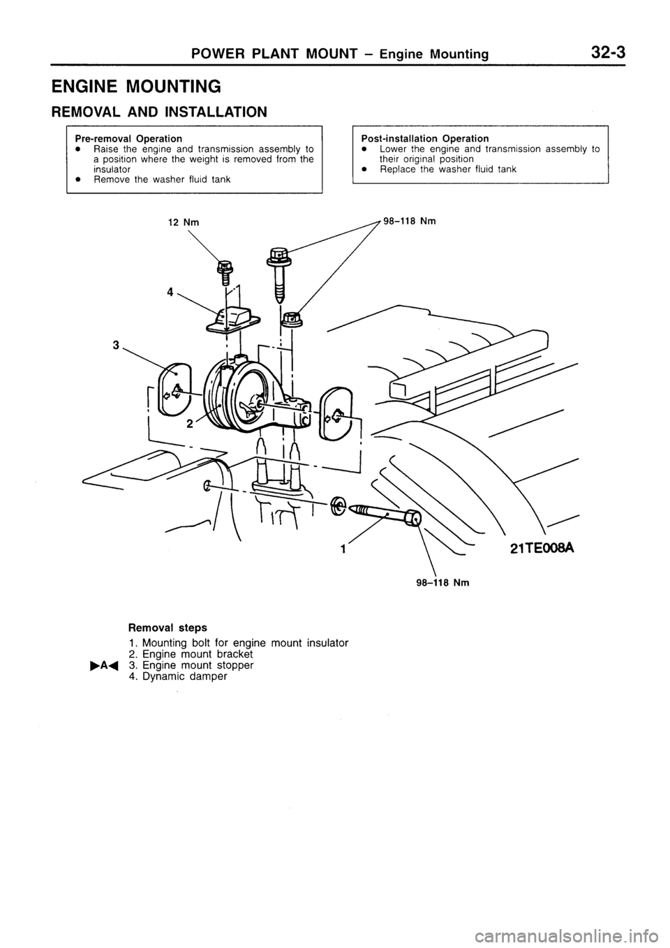 MITSUBISHI SIGMA 1997  Workshop  Service Repair Manual 