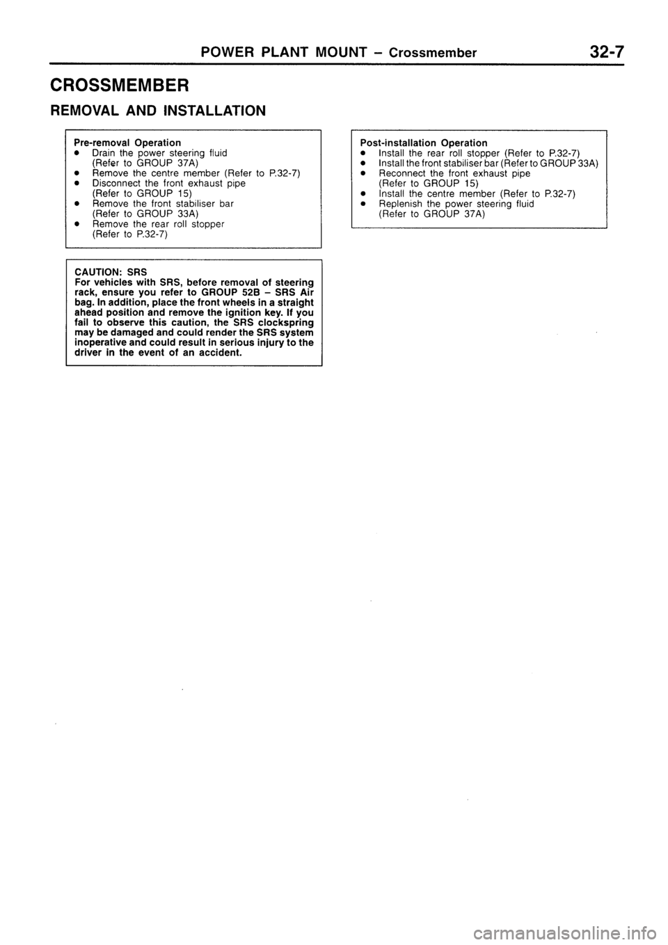 MITSUBISHI SIGMA 1997  Workshop  Service Repair Manual 