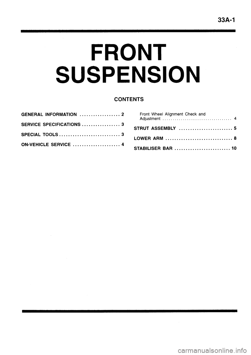 MITSUBISHI SIGMA 1997  Workshop  Service Repair Manual 