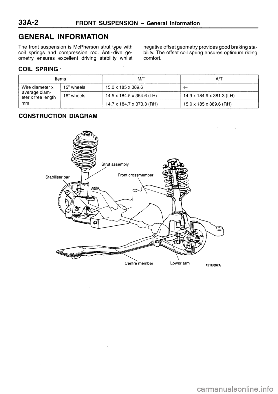MITSUBISHI SIGMA 1997  Workshop  Service Repair Manual 