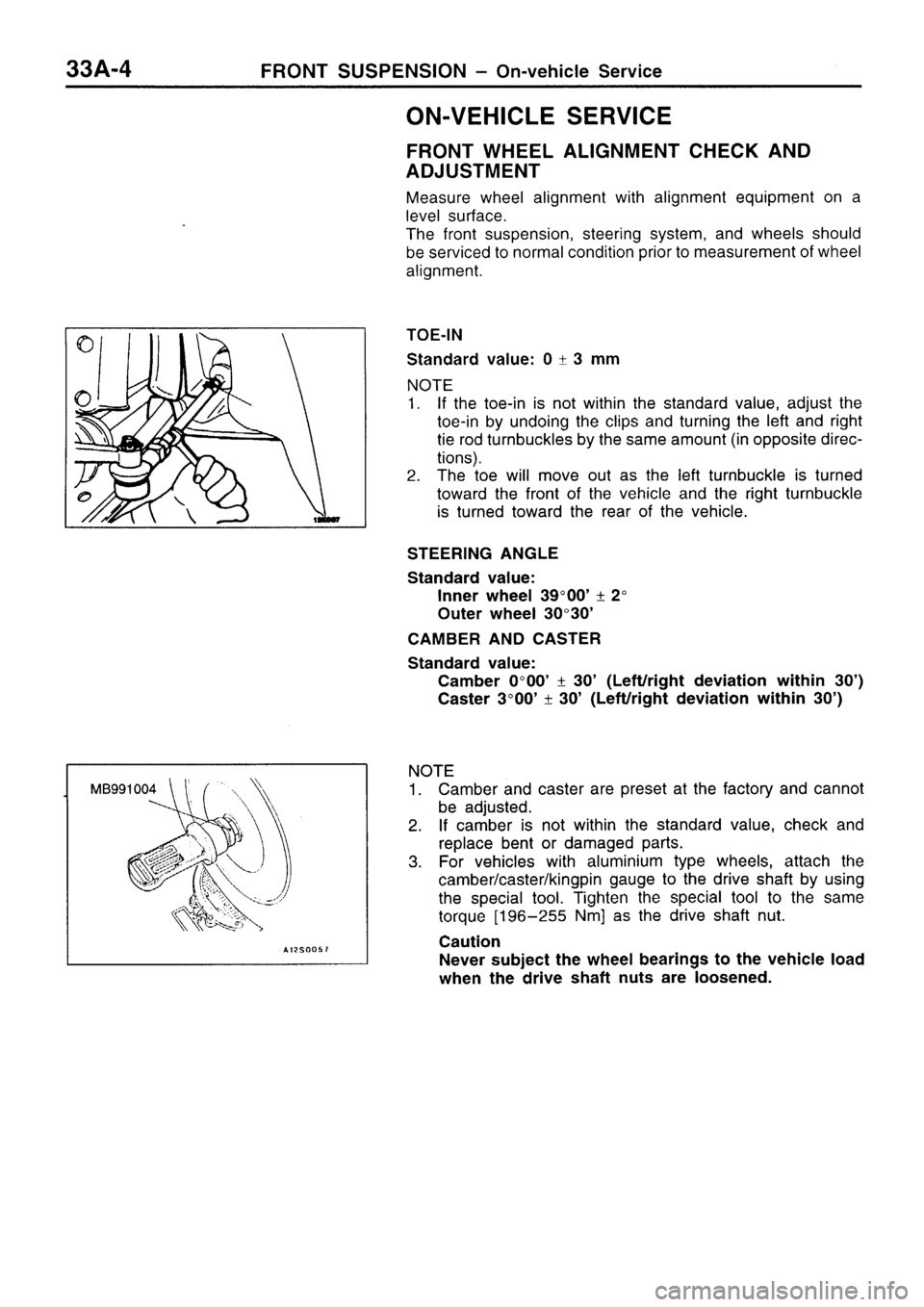 MITSUBISHI SIGMA 1997  Workshop  Service Repair Manual 