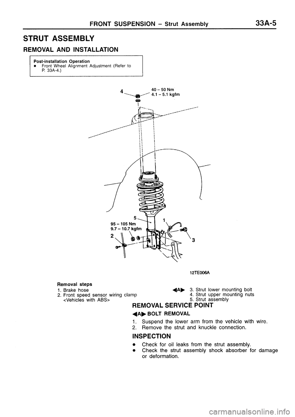 MITSUBISHI SIGMA 1997  Workshop  Service Repair Manual 