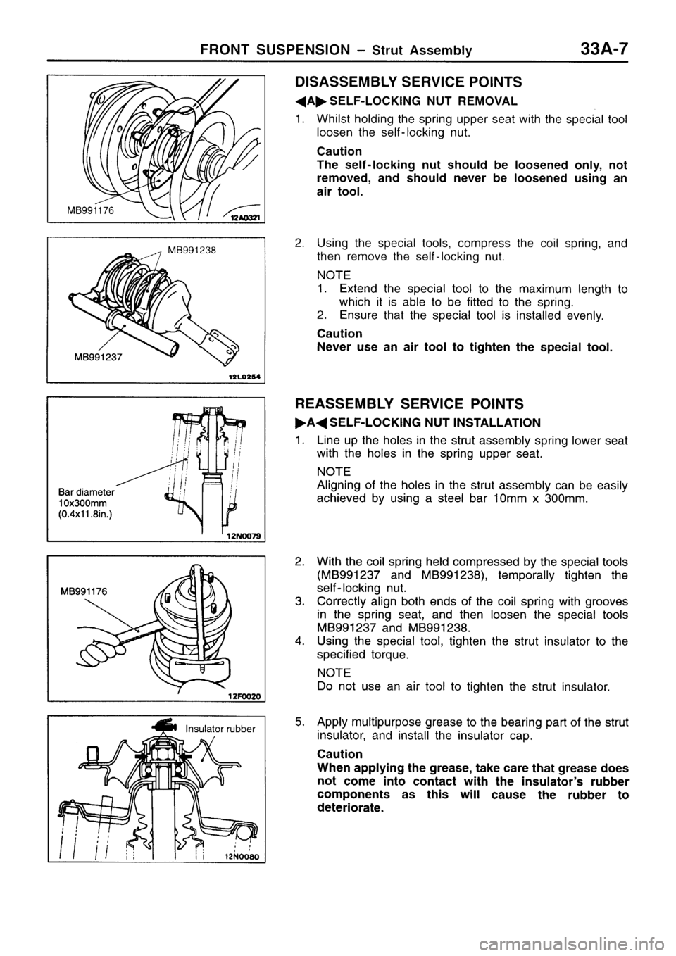 MITSUBISHI SIGMA 1997  Workshop  Service Repair Manual 