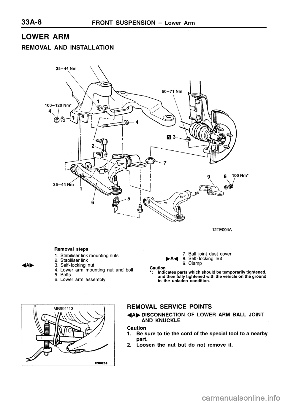 MITSUBISHI SIGMA 1997  Workshop  Service Repair Manual 
