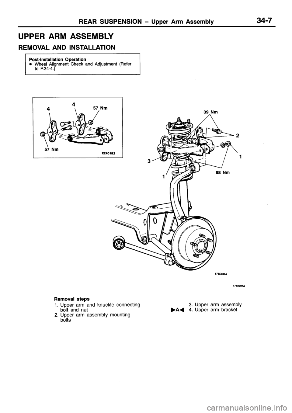 MITSUBISHI SIGMA 1997  Workshop  Service Repair Manual 