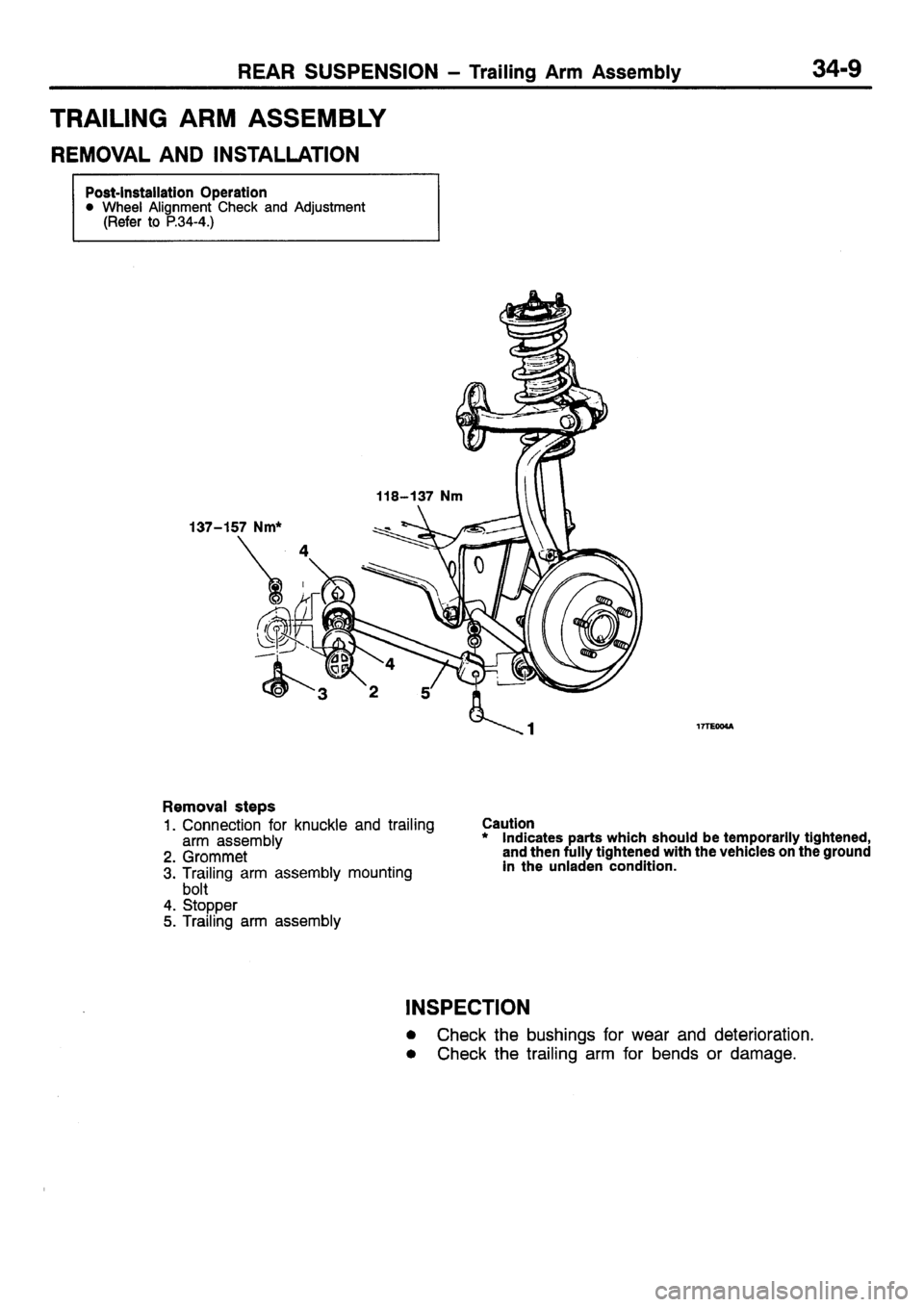 MITSUBISHI SIGMA 1997  Workshop  Service Repair Manual 