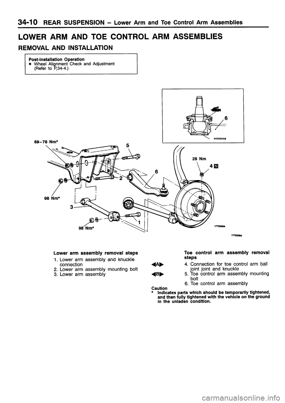 MITSUBISHI SIGMA 1997  Workshop  Service Repair Manual 