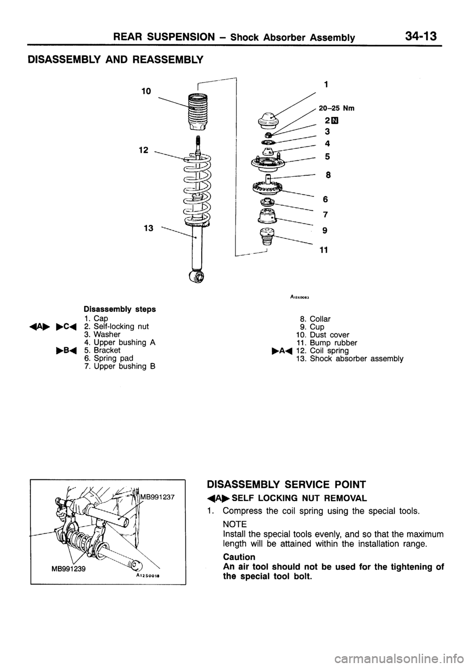 MITSUBISHI SIGMA 1997  Workshop  Service Repair Manual 