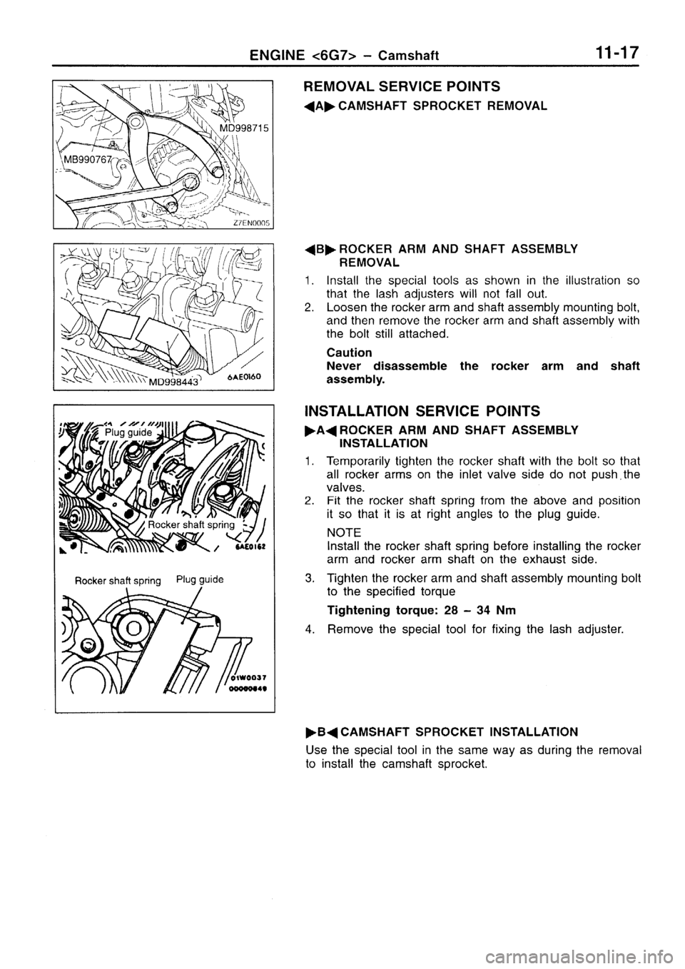 MITSUBISHI SIGMA 1997  Workshop  Service Repair Manual 