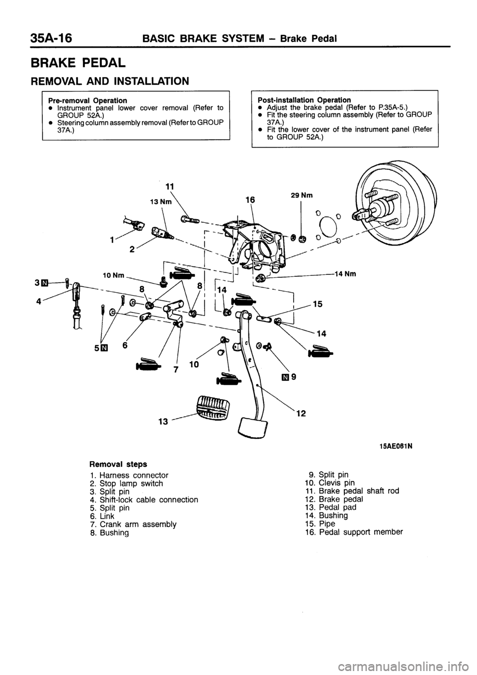 MITSUBISHI SIGMA 1997  Workshop  Service Repair Manual 