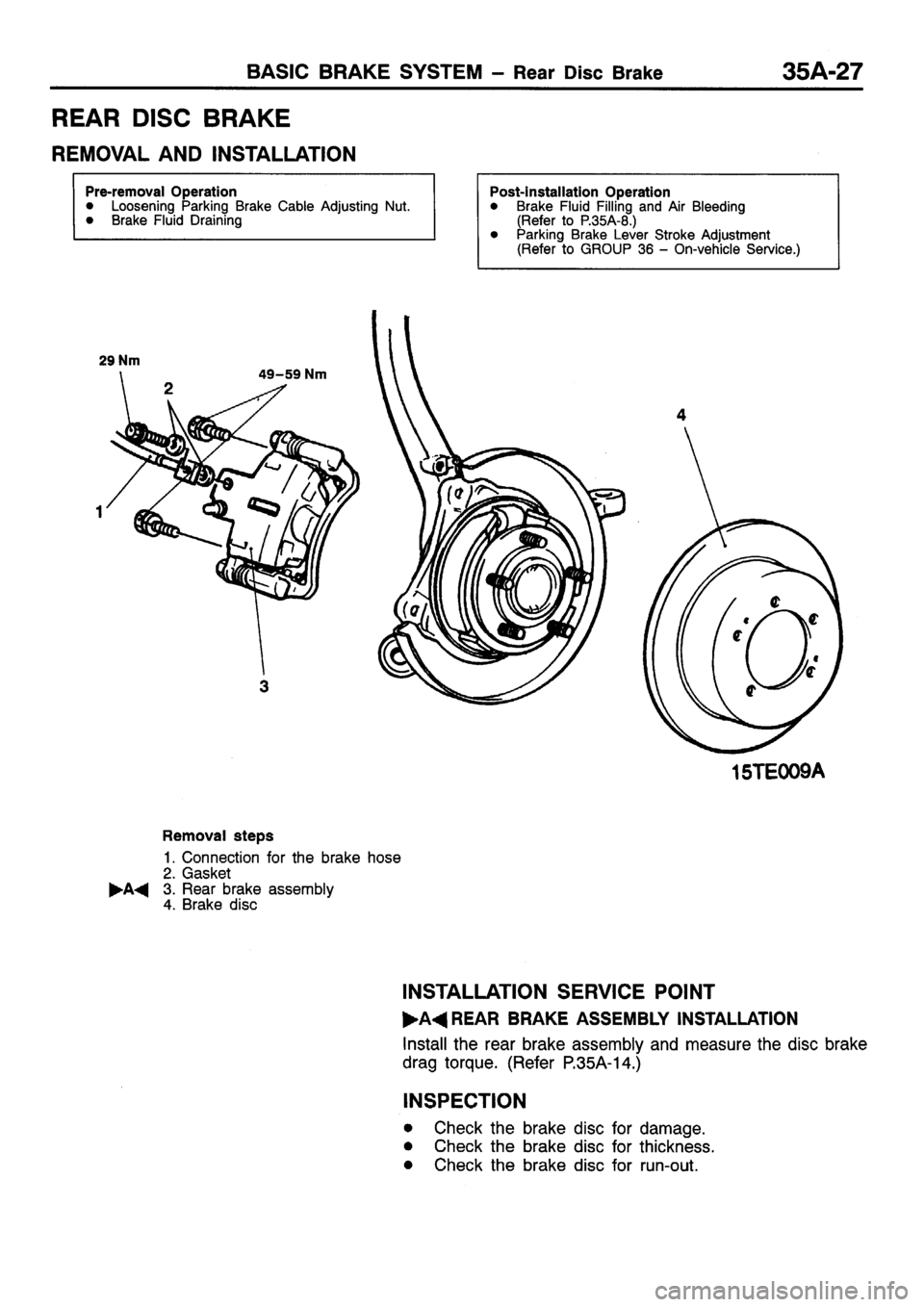 MITSUBISHI SIGMA 1997  Workshop  Service Repair Manual 
