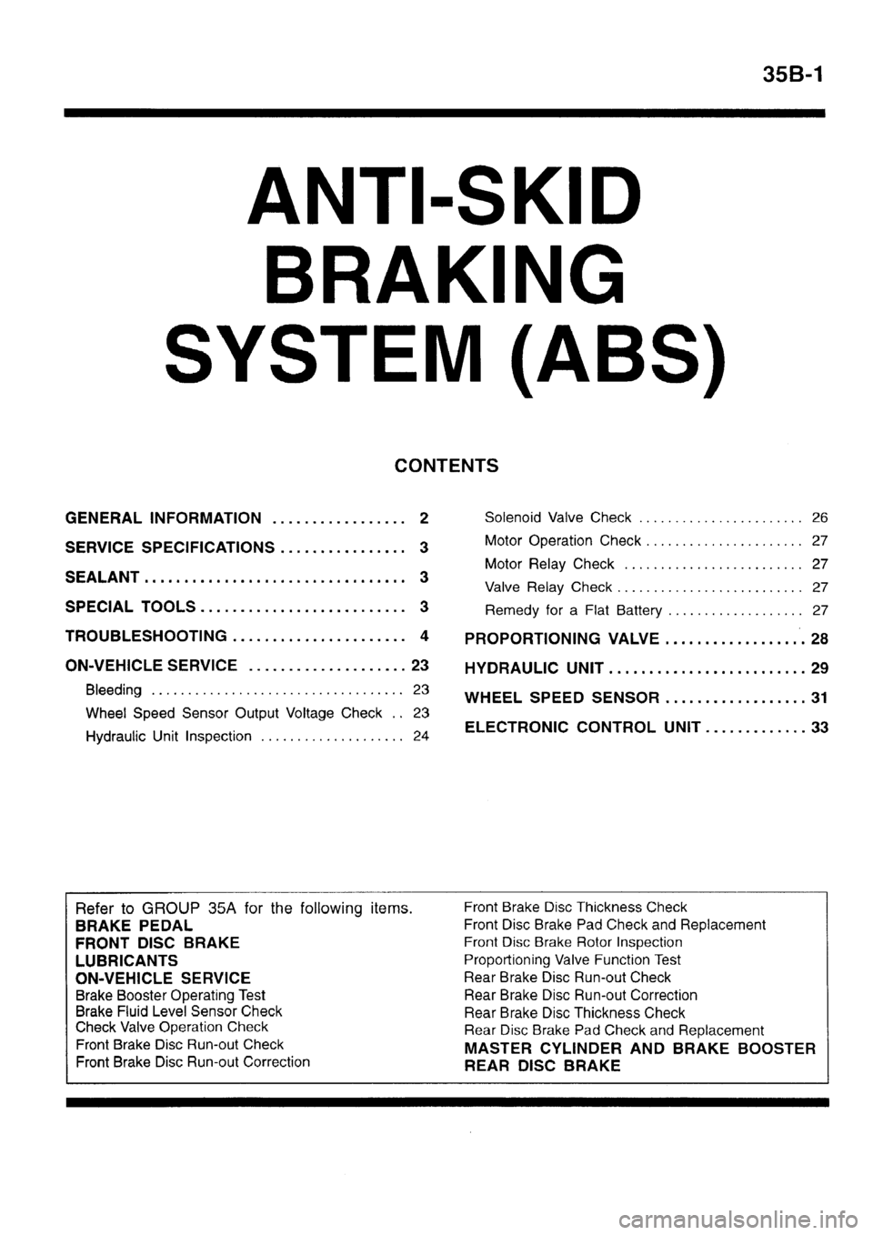 MITSUBISHI SIGMA 1997  Workshop  Service Repair Manual 