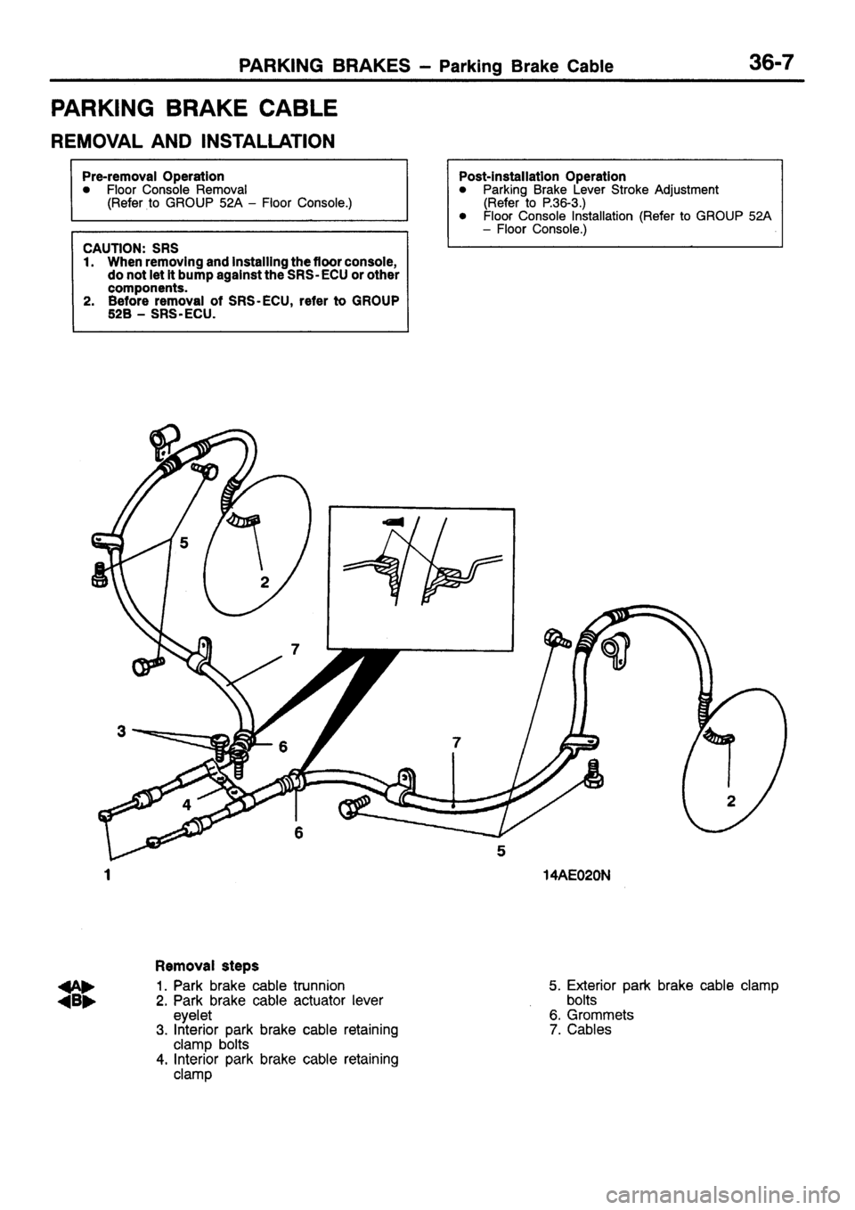 MITSUBISHI SIGMA 1997  Workshop  Service Repair Manual 