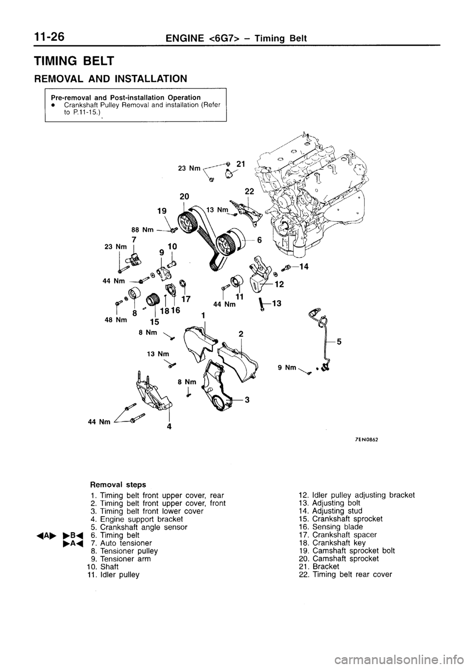 MITSUBISHI SIGMA 1997  Workshop  Service Repair Manual 