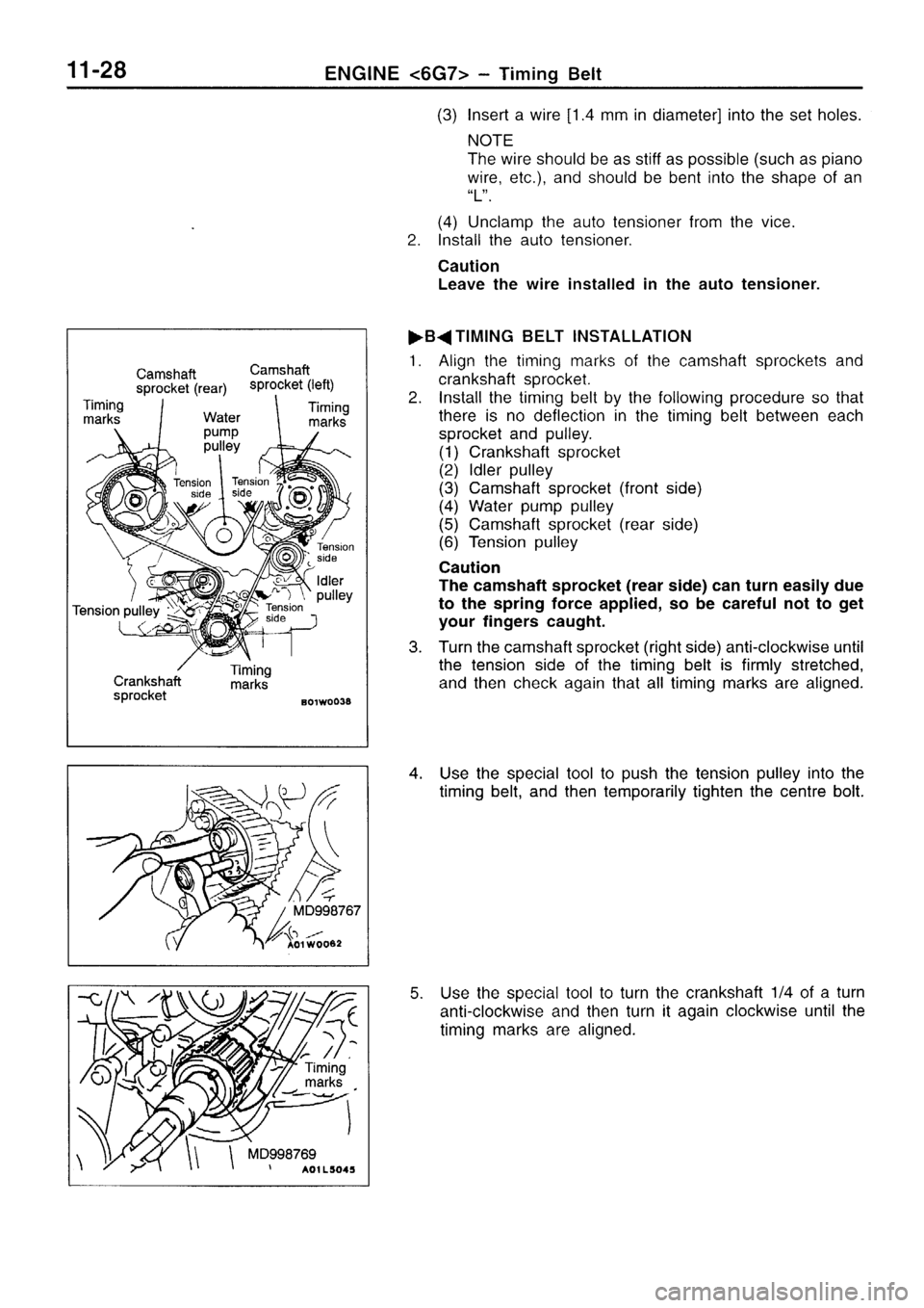 MITSUBISHI SIGMA 1997  Workshop  Service Repair Manual 