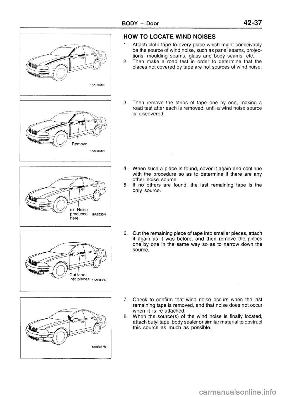 MITSUBISHI SIGMA 1997  Workshop  Service Repair Manual 