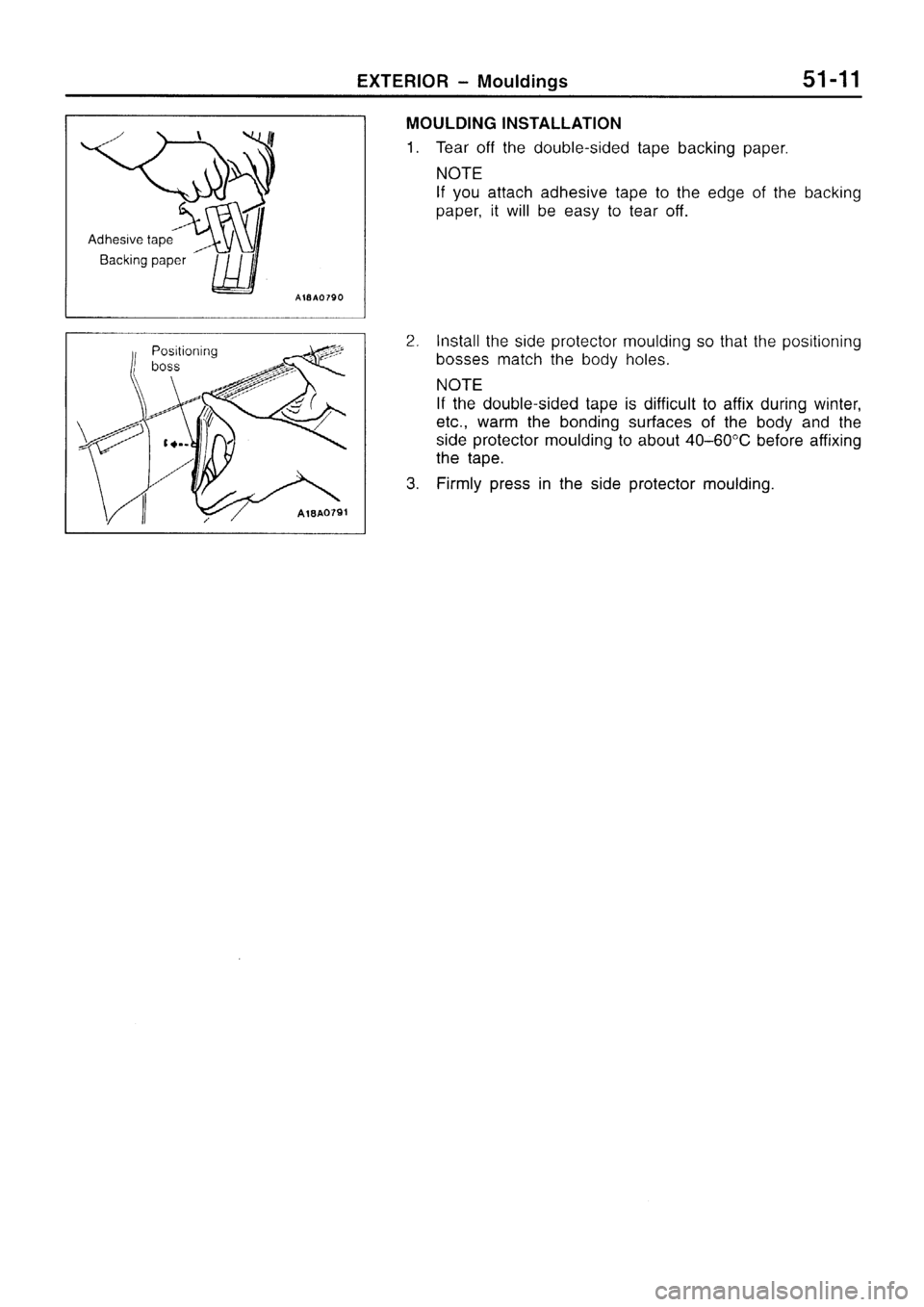 MITSUBISHI SIGMA 1997  Workshop  Service Repair Manual 