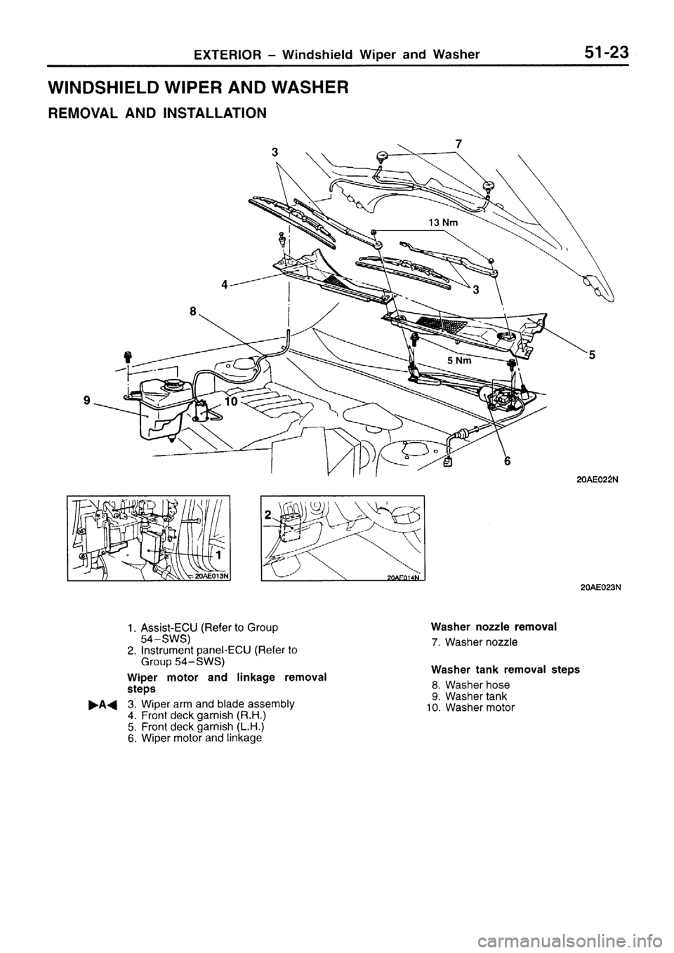 MITSUBISHI SIGMA 1997  Workshop  Service Repair Manual 
